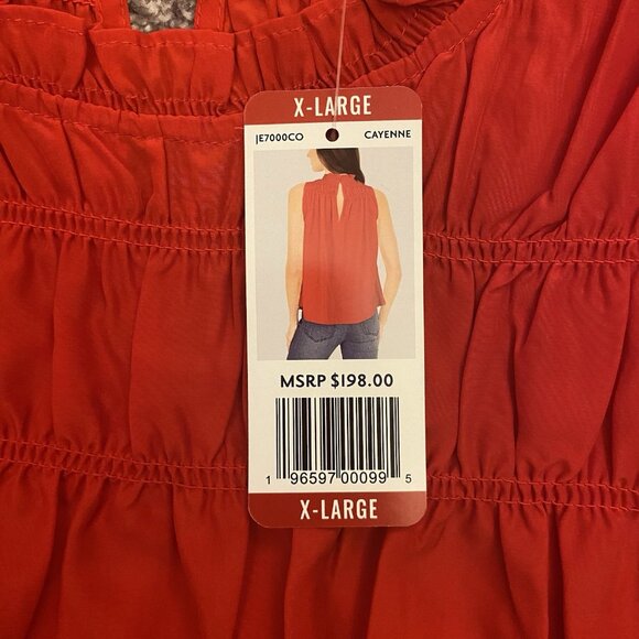 JOIE Limited Edition Women's Sleeveless Top Ruffled Neck Size XL - NWT $198 - Picture 15 of 16